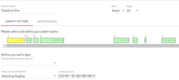 B2Win Suite - patterns and regular expressions example