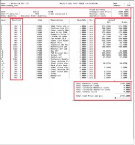 Example for Reports with sub-headers, subtotals, and data before the main header